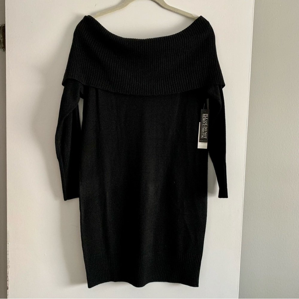 NWT New York & Co. Off-Shoulder Sweater Dress